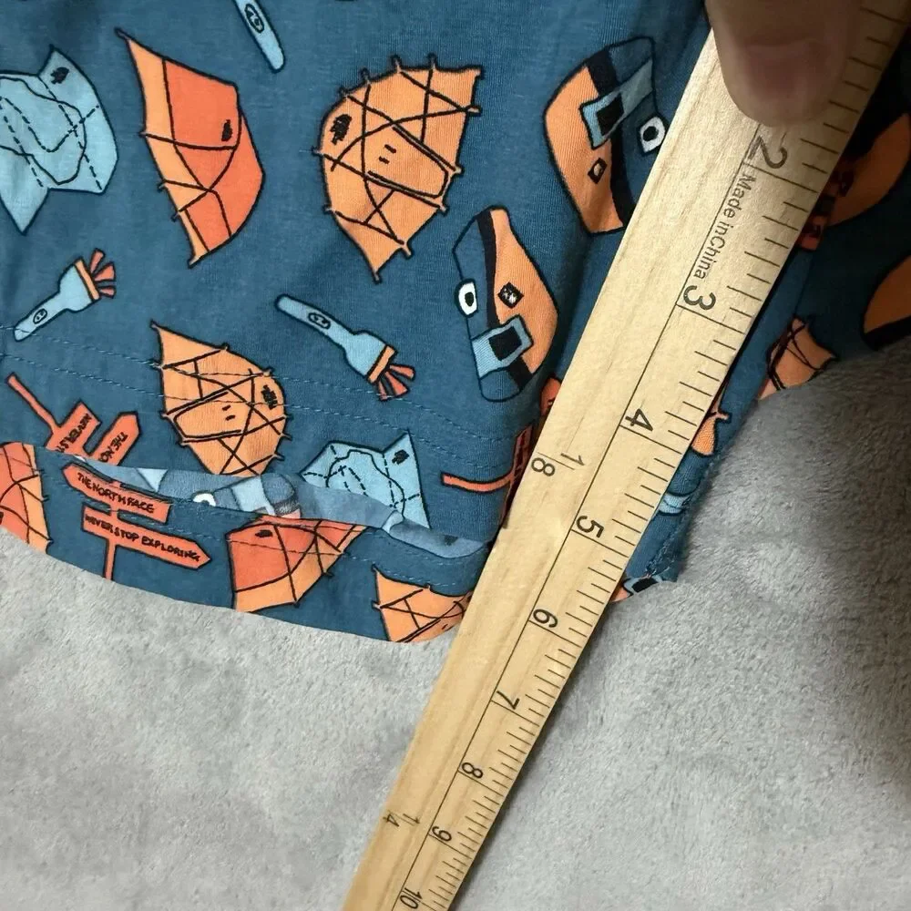The North Face Class V Pull On Short Men 2XL Blue Coral Camping Tents Granola